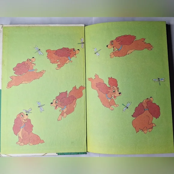 Walt Disney's Lady and The Tramp 1981 first American Edition Grolier Book Club - Picture 3 of 6